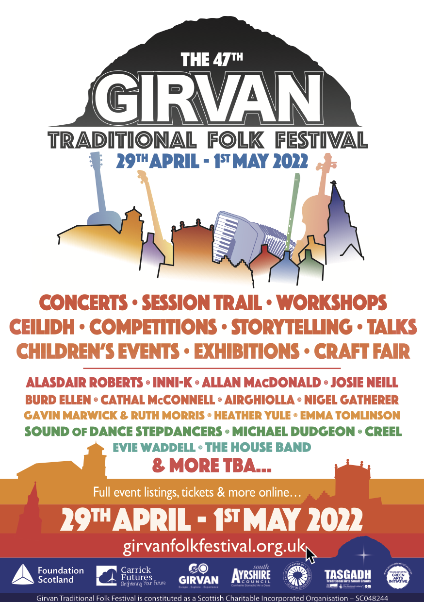 Poster for Girvan Traditional Folk Festival 2022